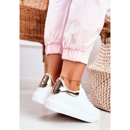Zapatos Deportivos Mujer Lu Boo Blanco Metalizado Dorado Matilda amarillo 4