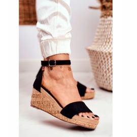 PS1 Sandalias de mujer en cuña negro MarryMe 1 PS1 Sandalias de mujer en cuña negro MarryMe 1