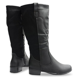 Botas altas con aislamiento 8524 Black negro 2 Botas altas con aislamiento 8524 Black negro 2