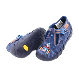 Calzado infantil befado 110P383 azul marino azul naranja 4