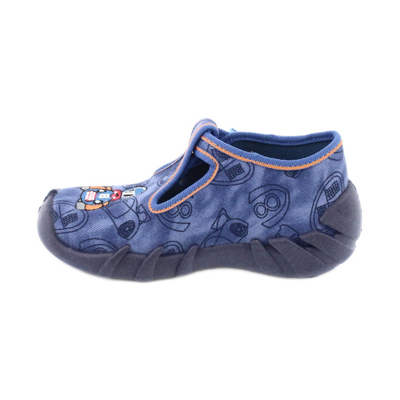 Calzado infantil befado 110P383 azul marino azul naranja 2