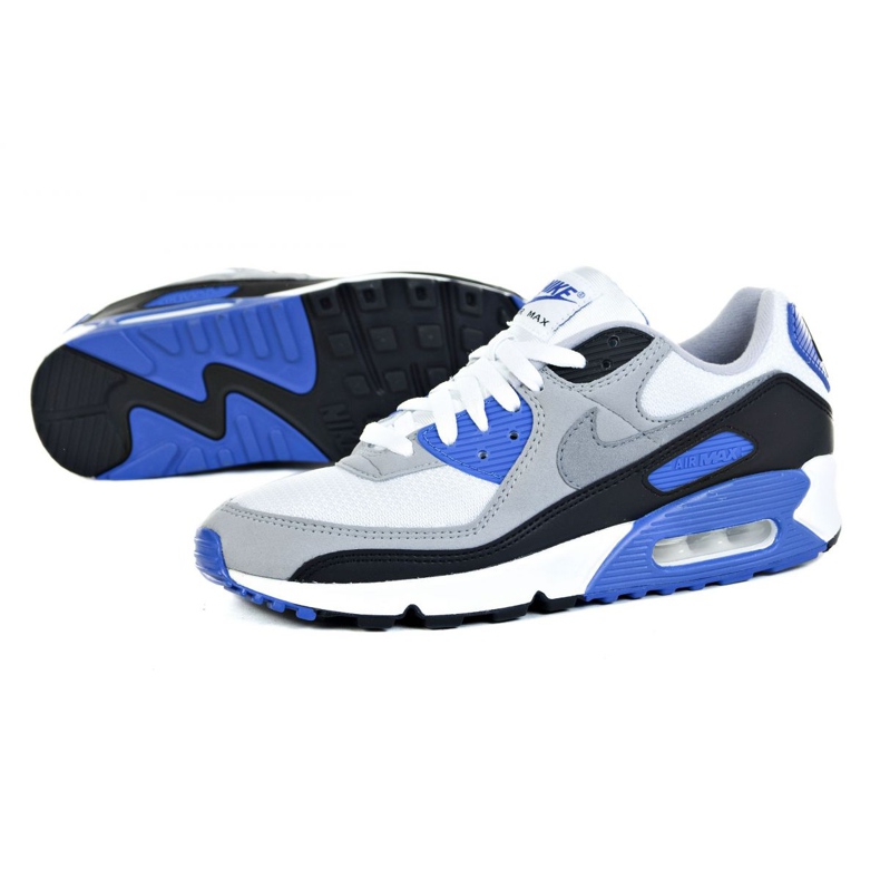 Nike Air Max 90 M CD0881-102 blanco negro azul gris 1