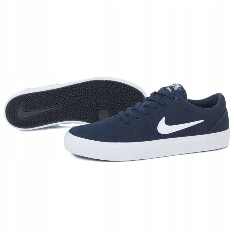 Nike Sb Charge Slr M CD6279-400 blanco azul marino 1