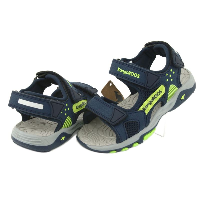 Sandalias KangaRoos 18337 inserto de espuma azul marino verde 4
