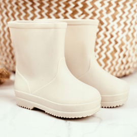 Canción de cuna para niños con chanclos de goma clásicos beige para niños 3