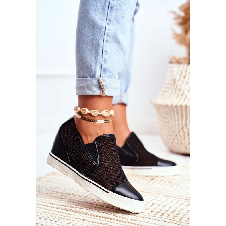 Zapatillas de Mujer Lu Boo con malla Black Morgono negro 1