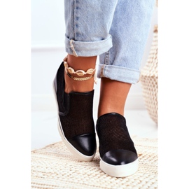 Zapatillas de Mujer Lu Boo con malla Black Morgono negro 2