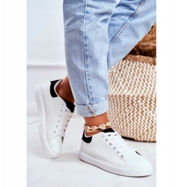 PS1 Zapatos Deportivos de Mujer Blancos con Tacón Negro Milly 4