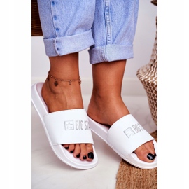 Pantuflas de Mujer Big Star Classic White GG274044 blanco 3