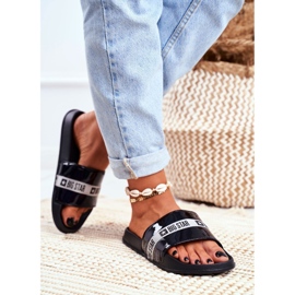 Pantuflas de Mujer Big Star Lacado Negro GG274007 3