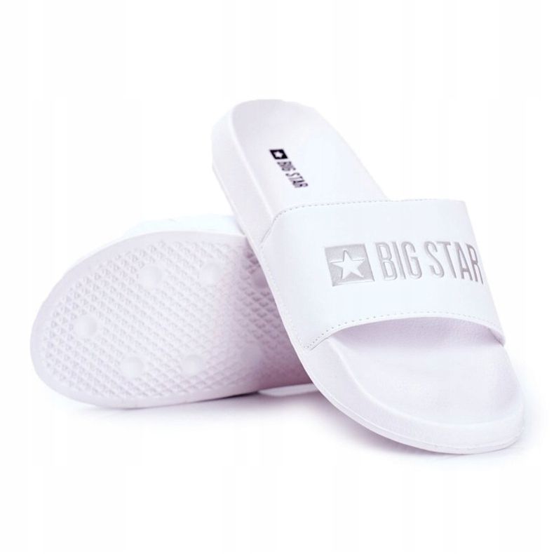 Pantuflas de Hombre Big Star Rubber White GG174935 blanco 1