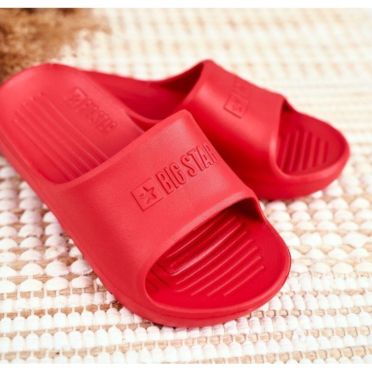 Pantuflas Rojas Big Star Infantil y Juvenil GG374809 rojo 1