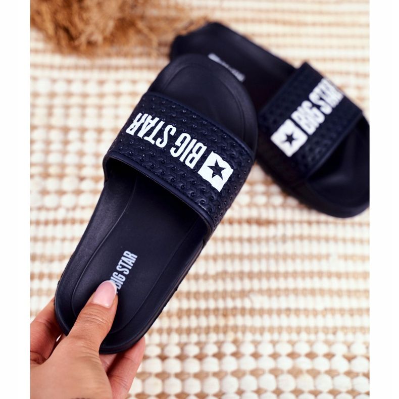 Pantuflas Infantiles Big Star Azul Marino Acolchado GG374802 2