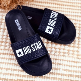 Pantuflas Infantiles Big Star Azul Marino Acolchado GG374802 3