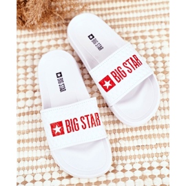 Pantuflas para niños Big Star White Quilted GG374803 blanco 3