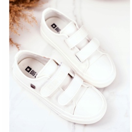 Zapatillas Infantiles Niños Big Star Con Velcro Blanco GG374010 3