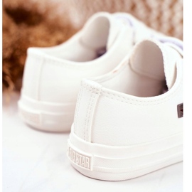 Zapatillas Infantiles Niños Big Star Con Velcro Blanco GG374010 4