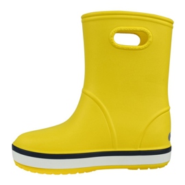 Bota de lluvia Crocs Crocband Niños 205827-734 rojo amarillo 1