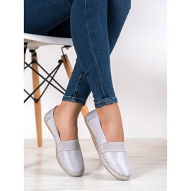 SHELOVET Zapatillas elegantes sin cordones gris 1