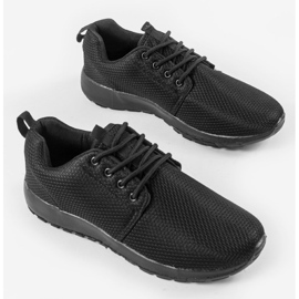 Zapatos deportivos negros para hombre MN15-B2 4