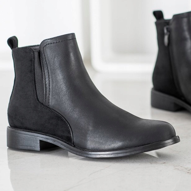 J. Star Elegantes botas negras negro 1