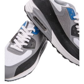 Zapatillas deportivas de hombre gris 1503 azul 3