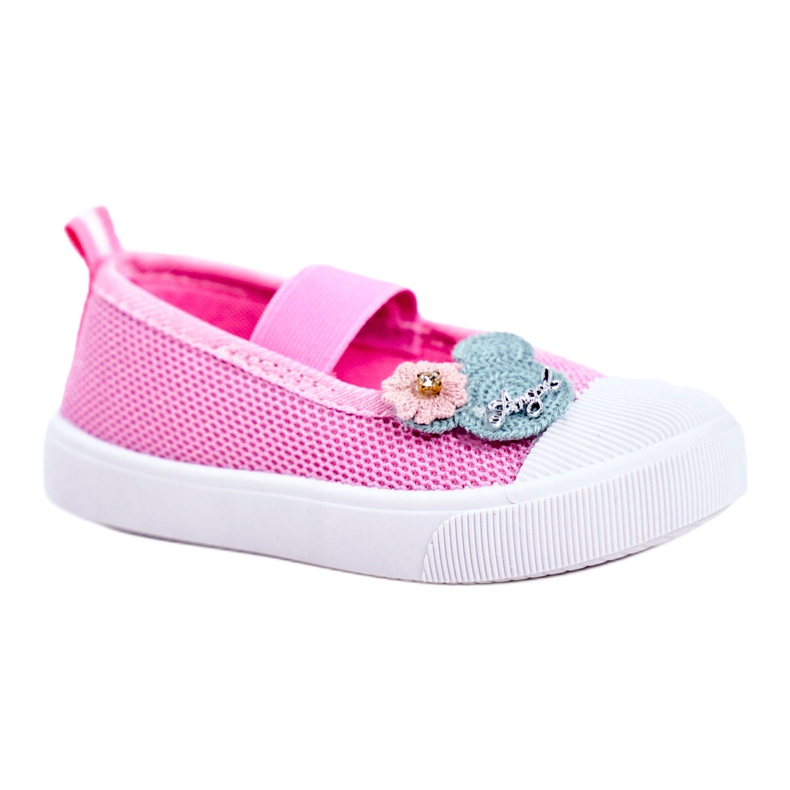 Le Scarpe Zapatillas de niños con velcro rosa Estienne rosado 3
