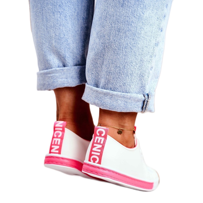 SEA Zapatillas clásicas para mujer Fuchsia Ville blanco rosado 2