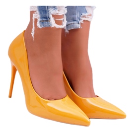 SEA Zapatos de tacón de mujer Yanna amarillos 3