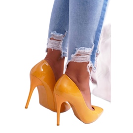 SEA Zapatos de tacón de mujer Yanna amarillos 2
