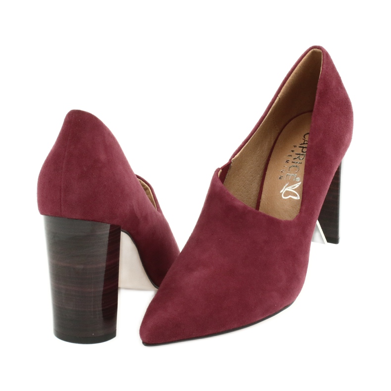 Caprice Borgoña para mujeres zapatos de mujer/vino Sede 24402 rojo 3 Caprice Borgoña para mujeres zapatos de mujer/vino Sede 24402 rojo 3
