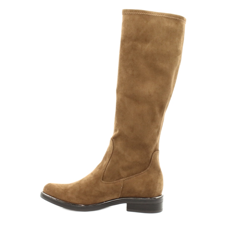 Botas elásticas coñac Caprice 25512 para mujer marrón 1