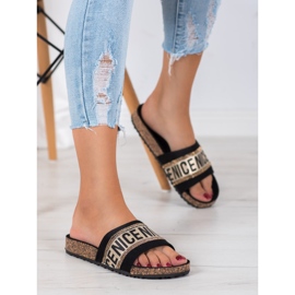 Evento Bonitas zapatillas de cristales negro 3