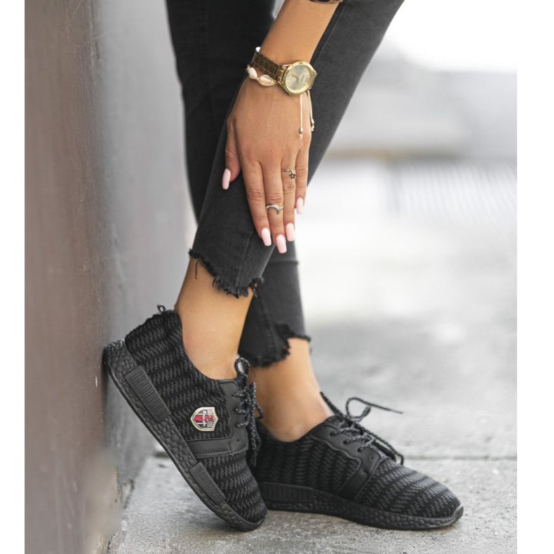 Zapatos deportivos ligeros negros PH-16 2