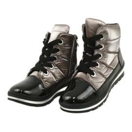 Botas de nieve marrones, membrana Caprice 26212 marrón negro 2