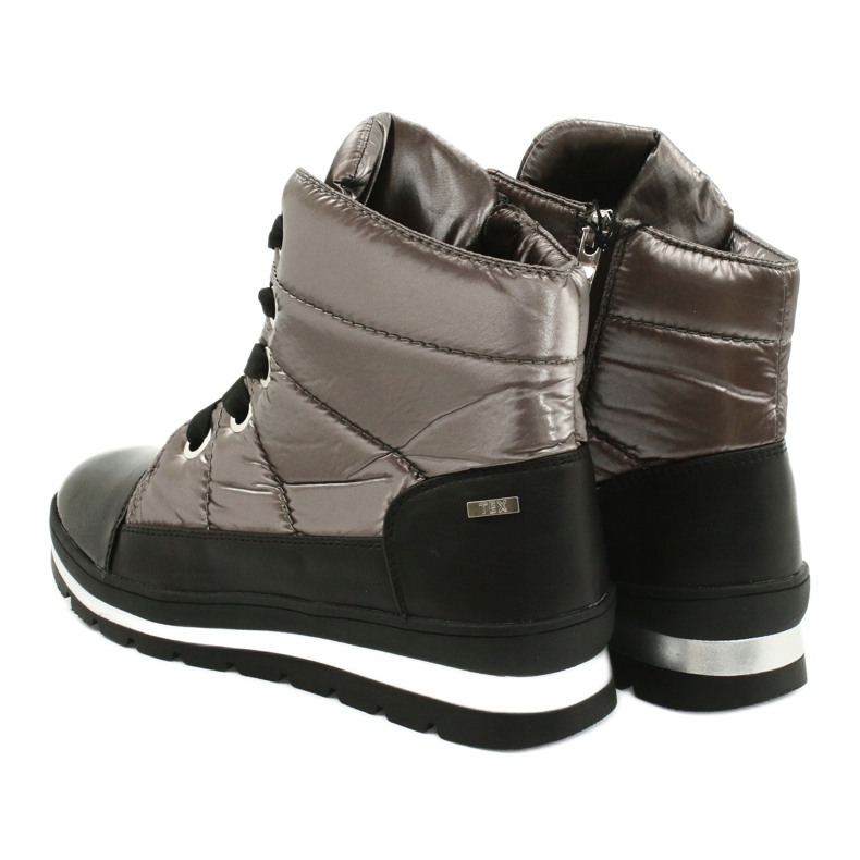 Botas de nieve marrones, membrana Caprice 26212 marrón negro 3