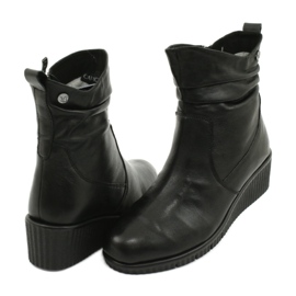 Caprice Botas con cuña Walking On Air negro 3
