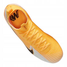 Zapatos de fútbol Nike Superfly 7 Elite Fg Jr AT8034-801 multicolor amarillo 4