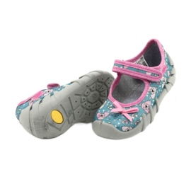 Calzado infantil befado 109P203 rosado gris multicolor 4