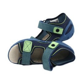 Calzado infantil befado pu 065P142 azul marino verde 5