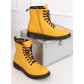 Botas botas miel con cordones NC1019 Amarillo 3