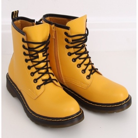 Botas botas miel con cordones NC1019 Amarillo 4