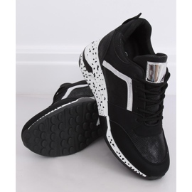 Zapatilla deportiva negra negra C131 Negro 3