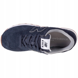 Zapatillas New Balance M ML574EMA azul marino 2