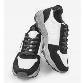 Zapatillas deportivas negras de moda con la estrella G-114 blanco 2 Zapatillas deportivas negras de moda con la estrella G-114 blanco 2