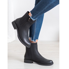 J. Star Botas altas con cuero ecológico negro 4