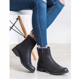 J. Star Botas altas con cuero ecológico negro 2 J. Star Botas altas con cuero ecológico negro 2