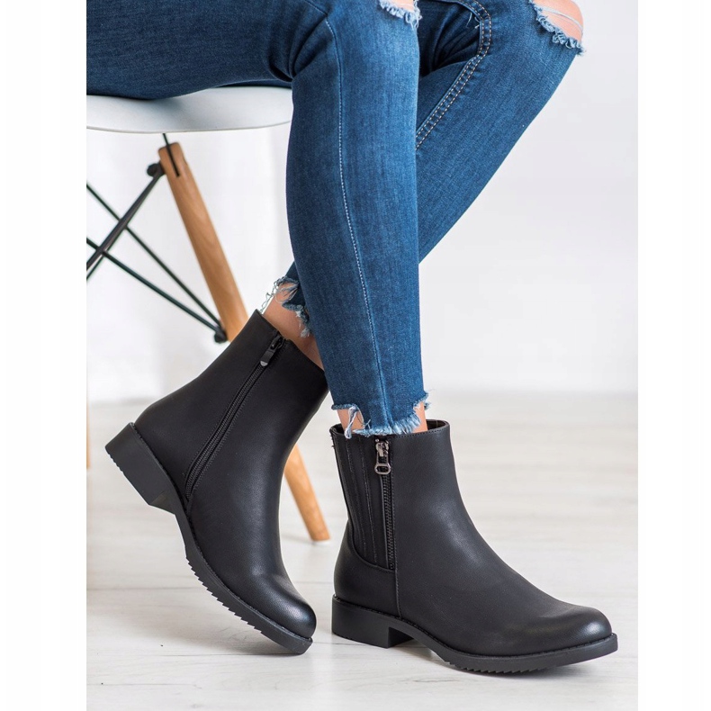 J. Star Botas altas con cuero ecológico negro 2 J. Star Botas altas con cuero ecológico negro 2