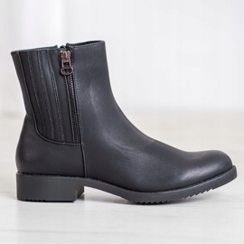 J. Star Botas altas con cuero ecológico negro 5