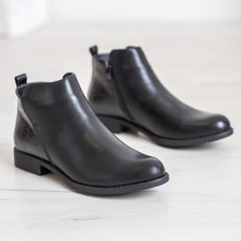 J. Star Botas de tacón plano negro 1 J. Star Botas de tacón plano negro 1